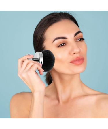 Knnuey Makeup Brush for Bronze Blend Self Tan Back Applicator Provides Unblemished Application Without Streaking Brush Silver - Buy Online on GoSupps.com