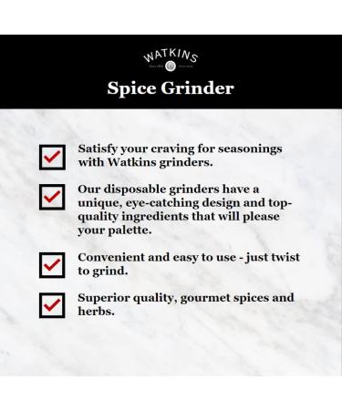 Watkins Himalayan Pink Salt Grinder 5.7 oz (Pack of 3) - Natural Mineral Salt for Cooking and Seasoning - Buy Online on GoSupps.com