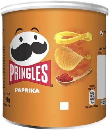 Snack Variety Bundle Containing Pringles Paprika Tub 40g x3 & Pringles Texas BBQ Tub 40g x3 (6 Pack) - Buy Online on GoSupps.com