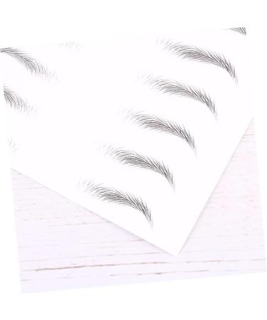 Balacoo 2 Sheets Waterproof Stickers Eyebrow Makeup Supplies Eyebrow Stickers Miss Artificial The Lazy - Buy Online on GoSupps.com