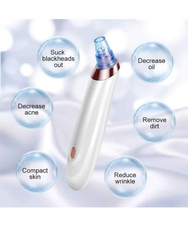 QINERSAW Blackhead Remover Pore Cleaner Blackheads Pore Sucker with 5 Suction Heads Acne Comedone Extractor Kit Blackhead Removal Tool for Beauty Salon (Color : Red) (Color : White) - Buy Online on GoSupps.com