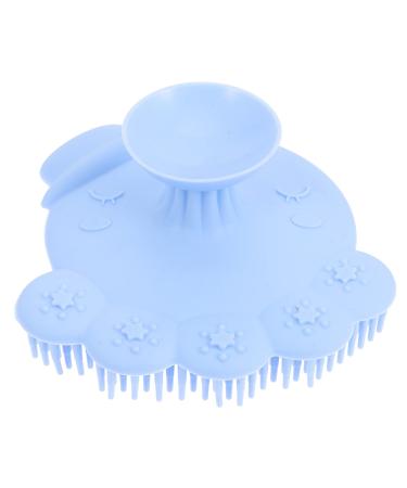 LALAFINA 2pcs Shampoo Comfortable Bathing Scalp New Supplies Baby Head Soft Toddler Bath Comb Scrubber Infant for Brush Handle Care with Lovely Sponge Shower Body Silicone 11X10X5CMx2pcs