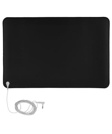 Grounding Mat for Bed Grounding Pad for Sleep Large Grounding Sheets Earthing Mat Grounding Pad w Grounding Cord Earth Connected Therapy Foot Mat Pain Relief Inflammation Energy Wellness 16''x24''