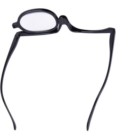 Buy Stylish Rotatable Make-up Reading Glasses for Presbyopia | Visual Aid & Fashionable Eyewear (Black 400) - Buy Online on GoSupps.com