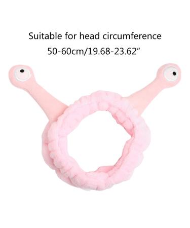 Buy TCM-KE Cartoon Snail Antenna Plush Headband - Women's Spa & Makeup Hair Wrap - Elastic Face Band for Showers & Self-Care - Buy Online on GoSupps.com