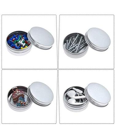 Cratone Jacks 30ml Aluminum Crucible - 12 Pack Screw Cap Containers for Lip Balm Lotion Cream Mini Candles & Nail Art | International Shipping Available - Buy Online on GoSupps.com