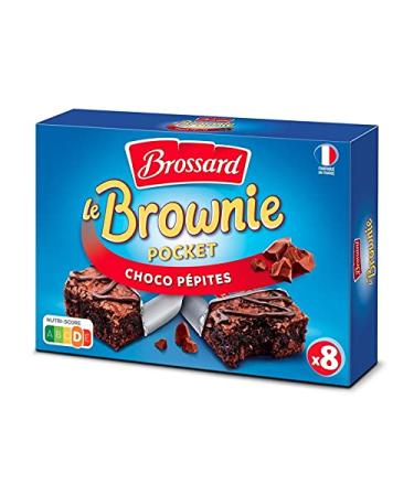 BROSSARD - Mini Chocolate Chip Brownies 240G - Pack of 4 - Special Offer