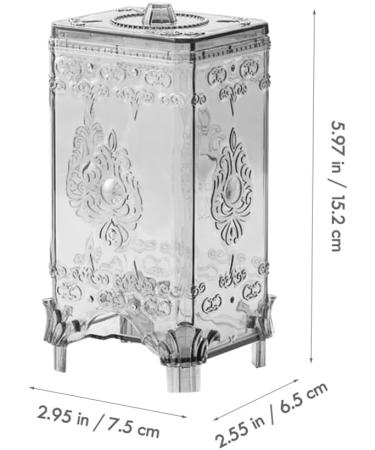 2 Series Cosmetic Cotton Storage Box - Stylish Makeup Pad & Swab Holder for Bathroom - Perfect Organizer for Cotton Rounds - Buy Online on GoSupps.com