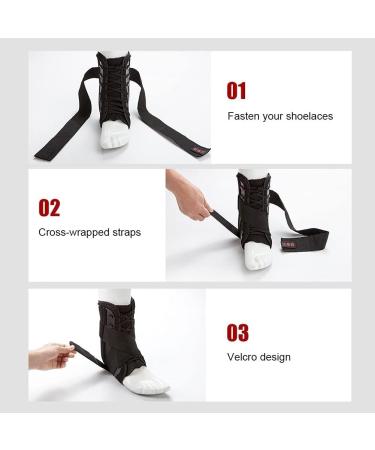 Ankle Brace for Women & Men | Compression Sleeve & Support for Plantar Fasciitis - Enhance Foot Pain Relief (Small - Buy Online on GoSupps.com
