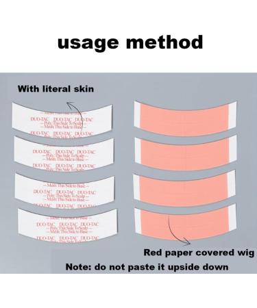 Malloy Super Strong Duo-Tac Wig Double Tape Adhesive Extension Hair Strips for Toupees/Lace Wig 36Pc/Lot - Buy Online on GoSupps.com