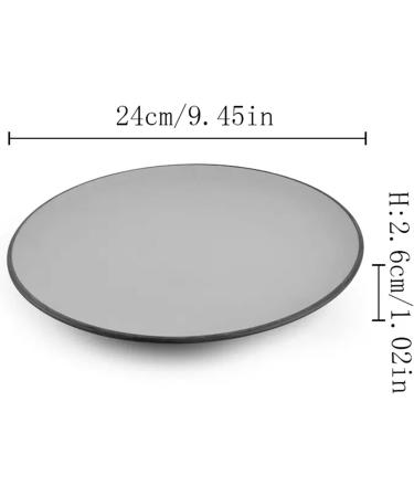 Dinnerware Dishes Plates Frosted Disc Household Kitchen Restaurant Flat Plate Dinner Plate Dessert Plate Grey Simple Flat Plate Hotel Restaurant Commercial Disc Dinner Restaurant Family Party Plates ( 004 - Buy Online on GoSupps.com