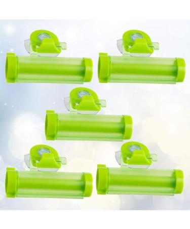Toothpaste Dispenser 5 Pcs Toothpaste Squeezer Manual Rolling Squeezer Toothpaste Cleanser Dispenser Hangable Bathroom Accessories Toothpaste Tube Squeezer/612 (Color : Green) - Buy Online on GoSupps.com