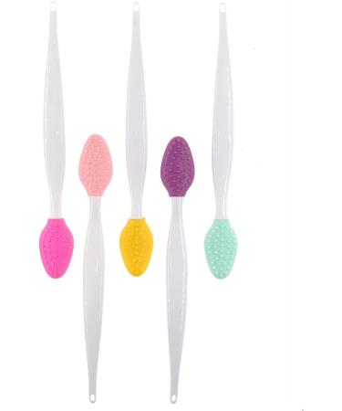 ZHIYE 5-Piece Silicone Exfoliating Lip Brush Set for Smoother & Fuller Lips - Buy Online on GoSupps.com