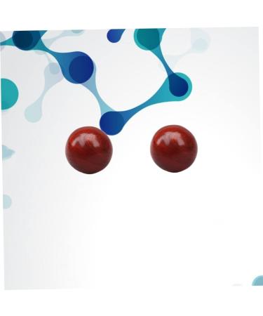 Hoement 2 Pieces Fitness Ball Set - Muscle Stretch & Hand Exercise Wooden Balls (6cm) - International Shipping - Buy Online on GoSupps.com