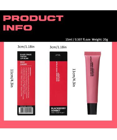 Hydrating tinted lip balm Quick Full Lip Color Glow reviver melting lipgloss soft supple lips mask (3PCS-B) - Buy Online on GoSupps.com