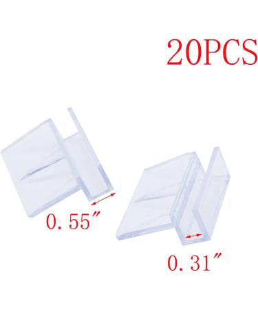 Mironey Acrylic Aquarium Glass Cover Clip - Support Holder for Rimless Aquariums 8mm - Buy Online on GoSupps.com
