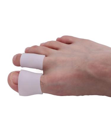 Toe Cushion Tube 8 Pairs - Silicone Toe Separator Sleeves for Overlapping Toes & Bunion Corrector - Buy Online on GoSupps.com