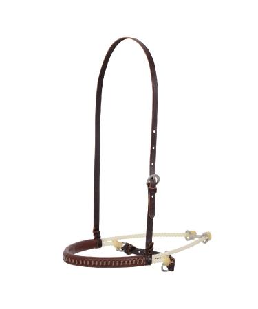 Martin Saddlery Double Rope Noseband with Laced Harness Cover and Cavesson