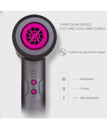 Cordless Hair Dryer Portable Wireless Blow Dryer 380W 3 files with a quick charging base Suitable for Art Painting Home School Outdoor Travel Tool - Buy Online on GoSupps.com