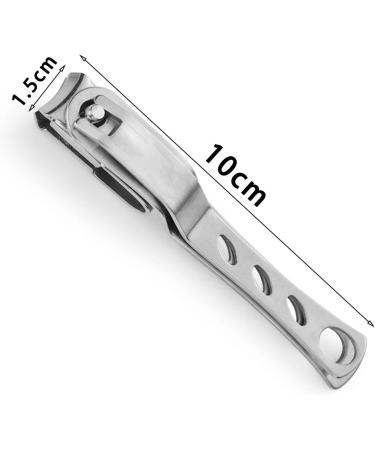 SVAASA Nail Clippers 1PC 360 Degree Rotary Cuticle Nail Clipper Fingernail Toenail Cutter Trimmer Toe Health Care Vintage Stainless Steel Accessory - Buy Online on GoSupps.com