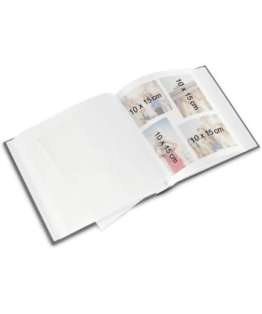 Hama Jumbo Photo Album London 30x30 cm - 80 White Pages Holds 320 Photos Brown - Ideal for Designing & Gluing - Buy Online on GoSupps.com