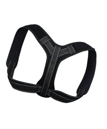 FOMIYES Belt Shoulder Posture Braces Posture Belt Posture Harnesses Posture Brace Straightener Posture Trainer Holder Posture Poster Child Enhanced S Black