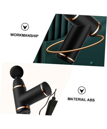 Homsfou Fascia Massage Gun Set | Deep Tissue Hand Massager for Pain Relief | Portable Percussion Muscle Device | Fitness & Wellness Tool (18x13.5x4cm Black) - Buy Online on GoSupps.com