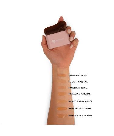 Bronze Bombshell Body and Leg Makeup 3.4 Fl. Oz. (N8 Medium Natural) - Full Coverage Foundation and Concealer for Scars, Bruises, Tattoos, Vitiligo - Buy Online on GoSupps.com