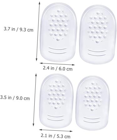 FOMIYES 4 Pairs Self-Adhesive Heel Pads for Women - Comfortable Gel Sole Protectors for High Heels Boots & Sneakers - Shoe Accessories & Heel Lifts - Buy Online on GoSupps.com