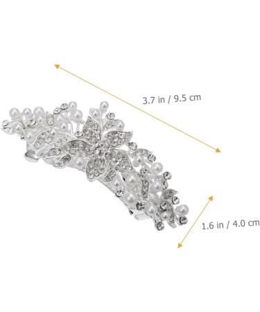 Gogogmee Rhinestone Hair Clip Flower Hair Clip Womens Hair Clips Hair Barrettes for Women Thick Hair Dipper Flower Hairpin Women Headdress Wedding Headpiece for Bride Hair Pin Rhinestones - Buy Online on GoSupps.com