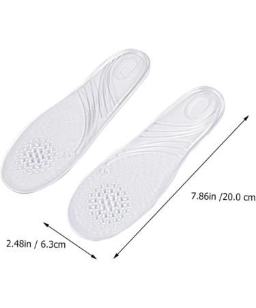 NOLITOY Invisible Shoe Cushions - Anti-Slip Gel Insoles for Women - Lightweight Transparent Foot Massage Pads (3 Pairs - Buy Online on GoSupps.com