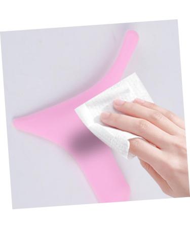 Housoutil Silicone Molds Silicone Makeup Stencil Brow Shaping Template Beauty Tools Eye Protection Miss 17.3x5.9cm Pink - Buy Online on GoSupps.com