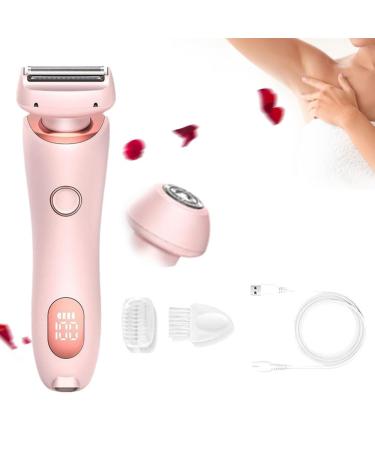 Duskofficial Razor Duskofficial Shaver Silkbabe Lady Shaver 2 In 1 Electric Shaver Razors Livora Electric Shaver Waterproof Electric Razor For Women Womens Wet Dry Electric Shaver (Pink)