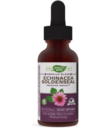 Nature's Way Echinacea Goldenseal 99.9% Alcohol Free  1.01 fl oz (30 ml)