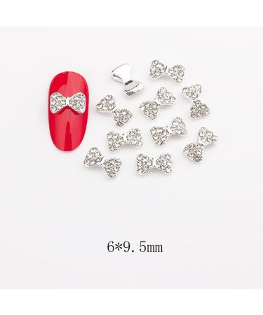 10pcs 3D Nail Art Crystal Rhinestone Bow Big Gems Charms for Nail Art Decoration Jewelry Sparkle Craft DIY Beads (#3036 10pcs) - Buy Online on GoSupps.com