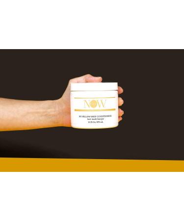 NOW BEAUTY Ultra Hydrating No Yellow Hair Mask - Purple Mask Treatment for Blonde Hair - Paraben & Sulfate Free - 16 Oz - Buy Online on GoSupps.com