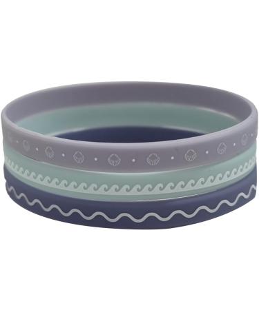 KDA Mosquito Repellent Bracelets Set of 3 Safe & Stylish Ocean Beach Design Silicone Mosquito Defense - Buy Online on GoSupps.com