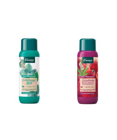 Kneipp aroma care foam bath cold time 1 Pack (400 ml) & aroma nursing foam bathroom happy time out (1 x 400 ml) bundle with care foam pool happy break