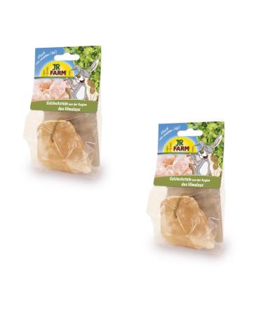 JR Farm Mineral Salzleckstein Region Himalaya |Double pack |2 x 80 g |Can contribute to the supply of important minerals and trace elements |Handpicked quality - Buy Online on GoSupps.com