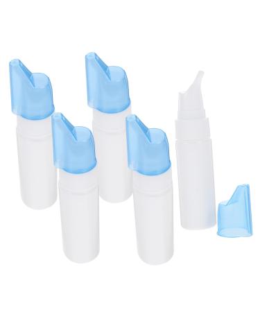 Beaupretty 5pcs Travel Medication Fine Mist Spray Bottles Leak Proof Travel Containers Nasal Wash Bottle Maketup Water Container Empty Nasal Blue Nasal Spray Bottle Small Bottle Little Bottle