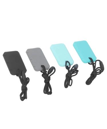 Buy Sensory Chew Necklace | Food Grade Silicone Pendant for Autism | Stress Relief & Soothing Chew Toys - Buy Online on GoSupps.com