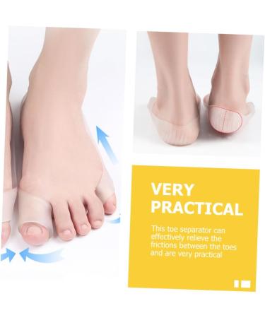 Healvian Big Toe Splitter Elasto Gel - 4pcs | Bunion Toe Separator & Foot Care Tools for Men and Women - Buy Online on GoSupps.com