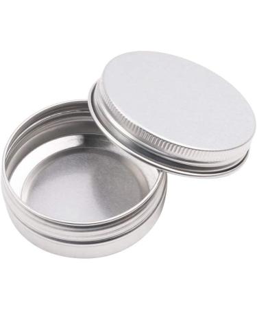 20 Pack 15ml Silver Aluminum Jars | Travel Cream Can with Screw Cap for Cosmetics Lip Balm Lotion Candles & Nail Art - Buy Online on GoSupps.com