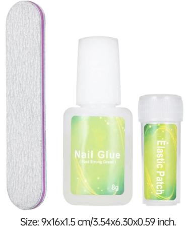 Ingrown Toenail Patch Correction Kit Elastic Toe Nail Straightener Patch with Nail File Glue Ingrown Toenail Pedicure Tool Kit - Buy Online on GoSupps.com
