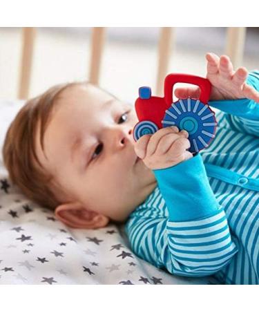HABA Tractor Silicone Teether - Soothing Teething Toy for Babies - Buy Online on GoSupps.com