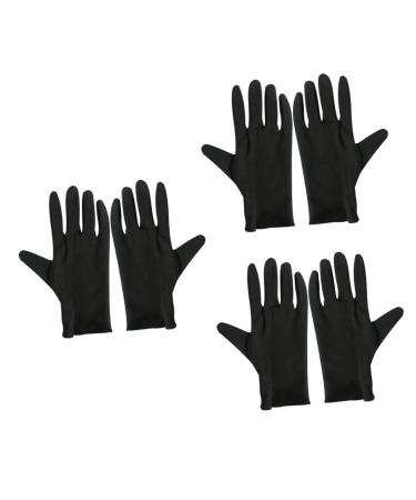 POPETPOP 36 Pairs Gardening Gloves Gardening Glives Industrial Gloves Outdoor Gloves Black Mittens Finger Print Gloves Car Driving Gloves Protection Cotton Gloves Coin Lotion Miss