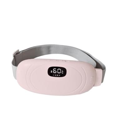 Amagogo menstrual heating pillows 4 vibration massage modi portable hip belt device 5 heating levels for girls birthday present pink
