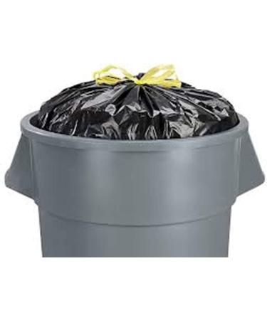 Buy Tear-Resistant 120L Black Garbage Bags with Drawstring - 100% Recycled - XXL Sizes Available (50-1000 Bags) | Eco-Friendly eCommerce - Buy Online on GoSupps.com