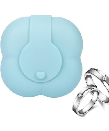 Powder Puff Container Silicone Case for Powder Puff - Storage Case Non Stick Soft with Buckle for Earring Bracelet Jewelry - Buy Online on GoSupps.com
