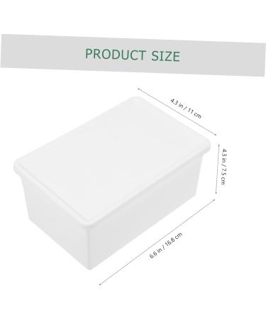 Didiseaon Box Sheet laundry storage box plastic drawers laundry powder bin washing powder Beads 16.8X11X7.5CM White - Buy Online on GoSupps.com